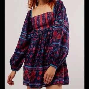 Free People Endless Afternoon Mini Dress